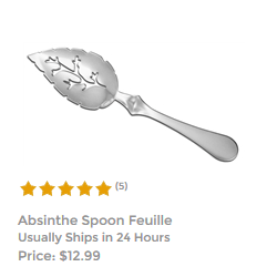 Absinthe Spoon Feuille