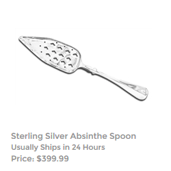 Sterling Silver Absinthe Spoon